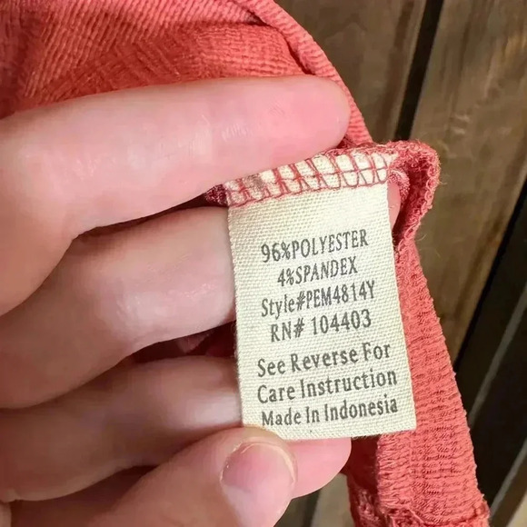 Flower & Feather Women’s 3X blouse off the shoulder cute flowy top boho - Picture 4 of 8